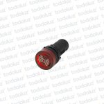 Alarma 22mm c/ Luz Rojo 220Vac
