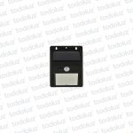 Aplique p/ Pared Negro Multiled Solar 2w 120lm 6500°k (50.391)