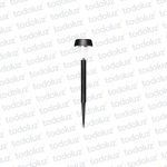 Poste Solar c/Jabalina Negro Luz Calida IP54 (58.026)