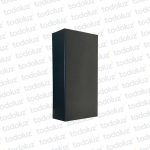 Aplique Ext. Bidireccional Rectangular Plano Negro 2*G9 IP54 (57.111)
