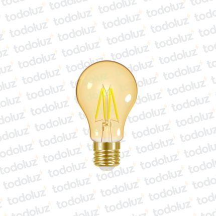 Lamp. Led Filamento Vintage Ambar A60 4W Dimerizable E27 220V Calido