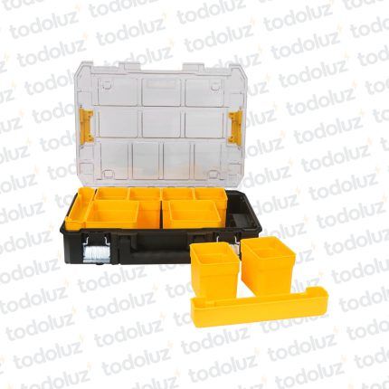 Caja Organizadora 10 Compartimientos T. Transparente Dewalt