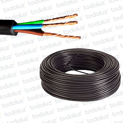 Cable Tipo Taller Inpaflex 3x2mm² 500V (x.1Metro) Inpaco
