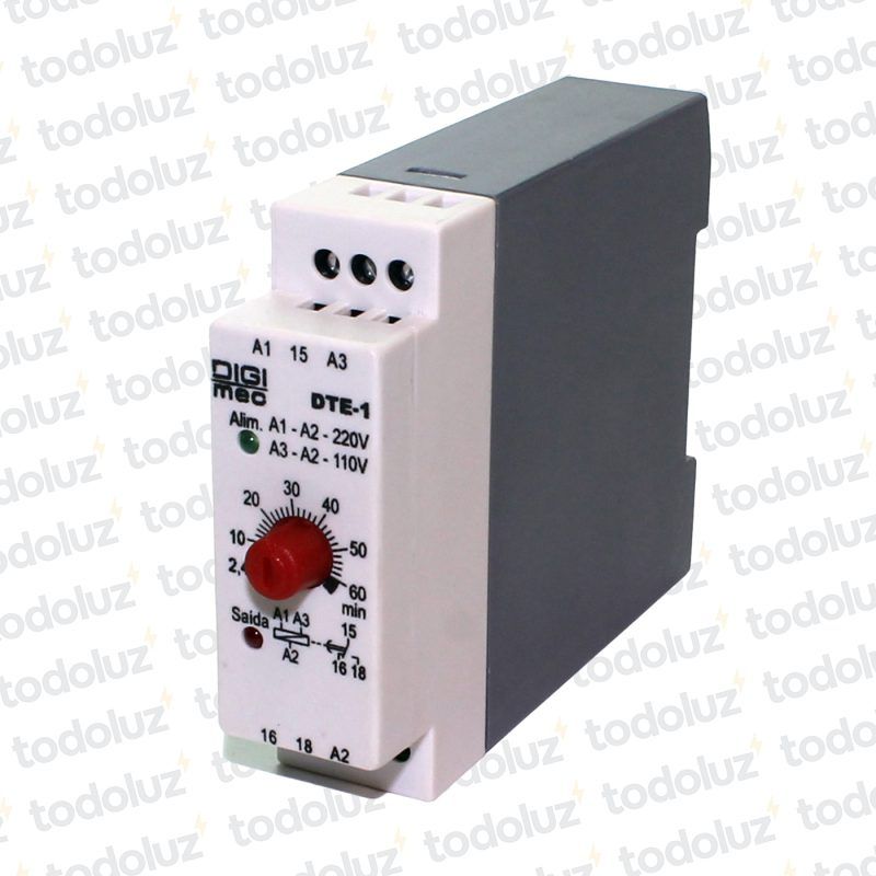 Rele Temporizador 30seg. 110/220V 50/60Hz Digimec