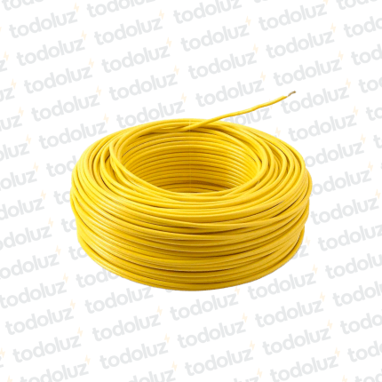 Cable Multifilar 1mm² Amarillo 750V Antillama (x.Rollo/100m) Inpaco