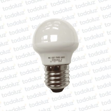 Lamp. Gota Led 3W E27 220V Blanco