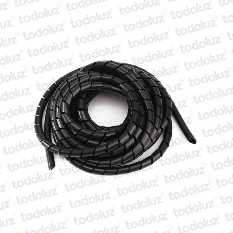 Ordenador de Cable 8mm Negro (x.Rollo/10m)