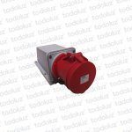 Tomacte. Adosar Industrial 6H 3x63A+T (4 Pin) IP44 380-415V Rojo Qi