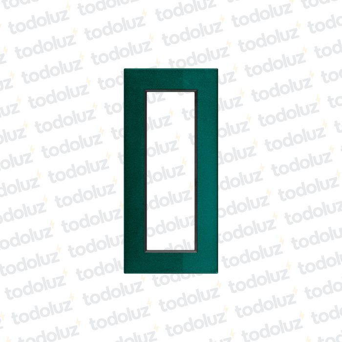 Placa 6 Modulos 2x8 Verde Giotto D. Flat Conatel