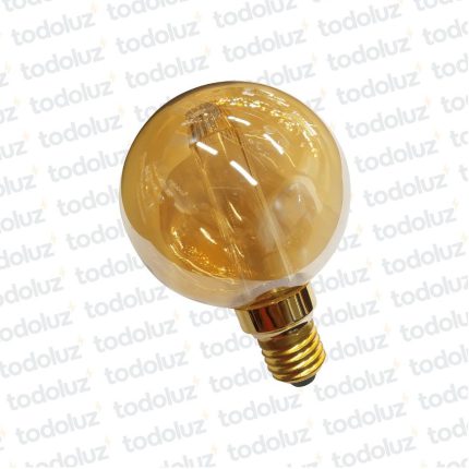 Lamp. Led Filamento DG95 Ambar 3W E27 220V Calido