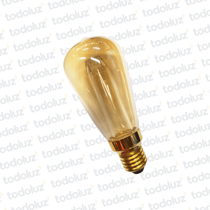 Lamp. Led Filamento DST64 Ambar 3W E27 220V Calido