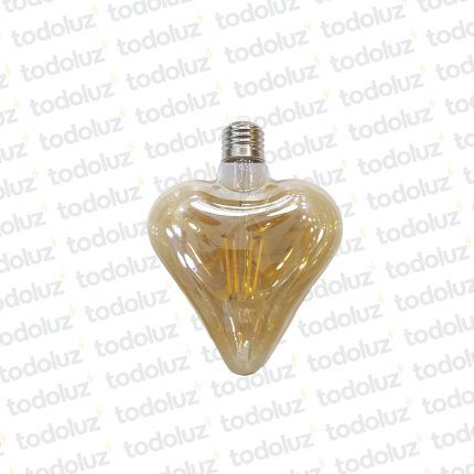 Lamp. Led Filamento Corazon 6W E27 220V Calido