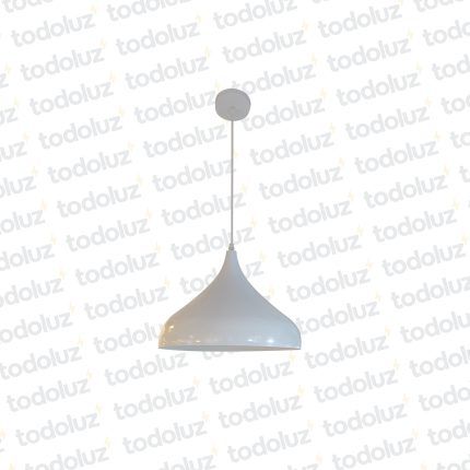 Colgante Semicirculo Blanco 30cm F/Blanco 1*E27 (54.620)