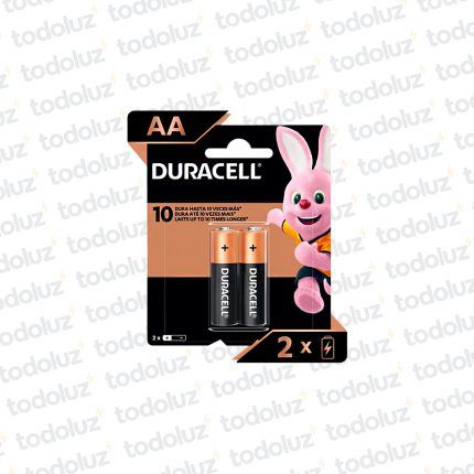 Pila Alcalina AA 1.5V (x.2unid) Duracell