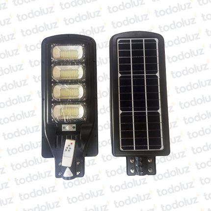 Alumbrado Publico Solar MultilLed 200W Panel Incorp. c/Control y Sensor