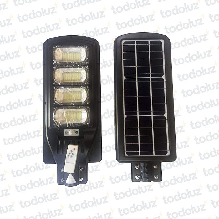 Alumbrado Publico Solar MultilLed 200W Panel Incorp. c/Control y Sensor