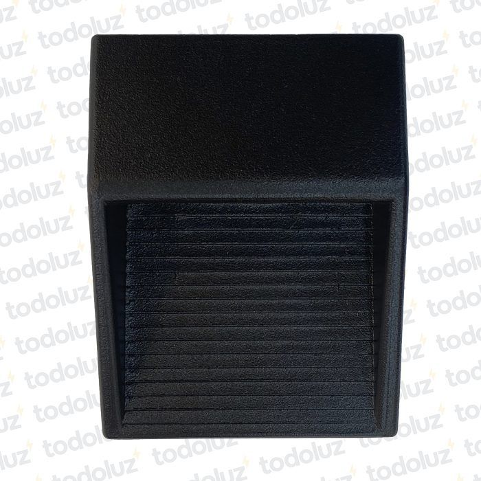 Aplique Adosar Negro p/Pared 1*G9 IP54 13x98cm