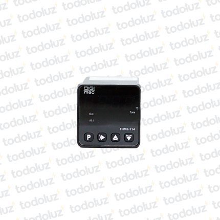 Controlador de Temperatura Digital 24/220Vac/dc 48x48mm (p/ J/K/PT100) Digimec