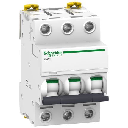 Interruptor Termomagnetico Sist. Din 3P 6A 6ka C IC60 Premium Schneider