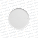 Tapa Ciega redonda 3" c/ torn. y cubre torn. Blanco Ilumi
