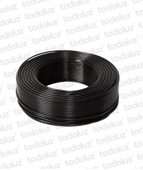 Cable Multifilar 0.5mm² Negro 750V Antillama (x.Rollo/100m) Inpaco
