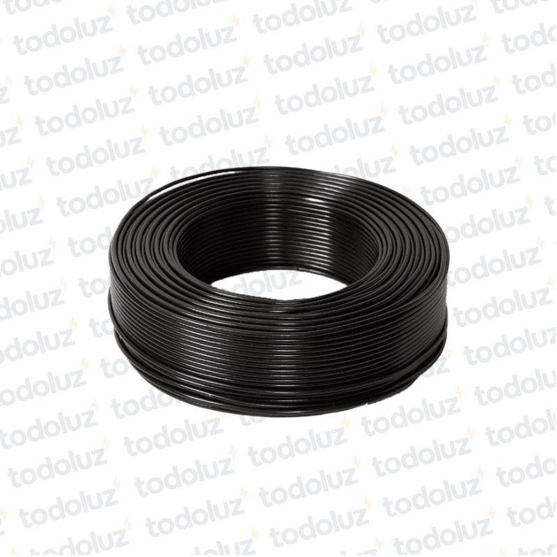 Cable Multifilar 1mm² Negro 750V Antillama (x.1Metro) Inpaco