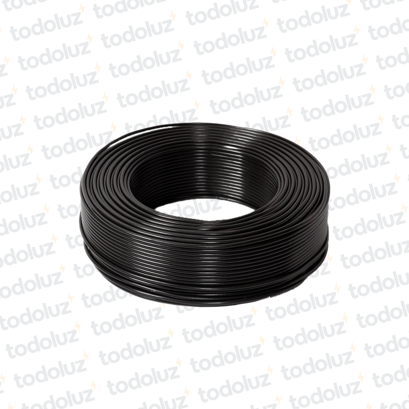 Cable Multifilar 1mm² Negro 750V Antillama (x.Rollo/100m) Inpaco