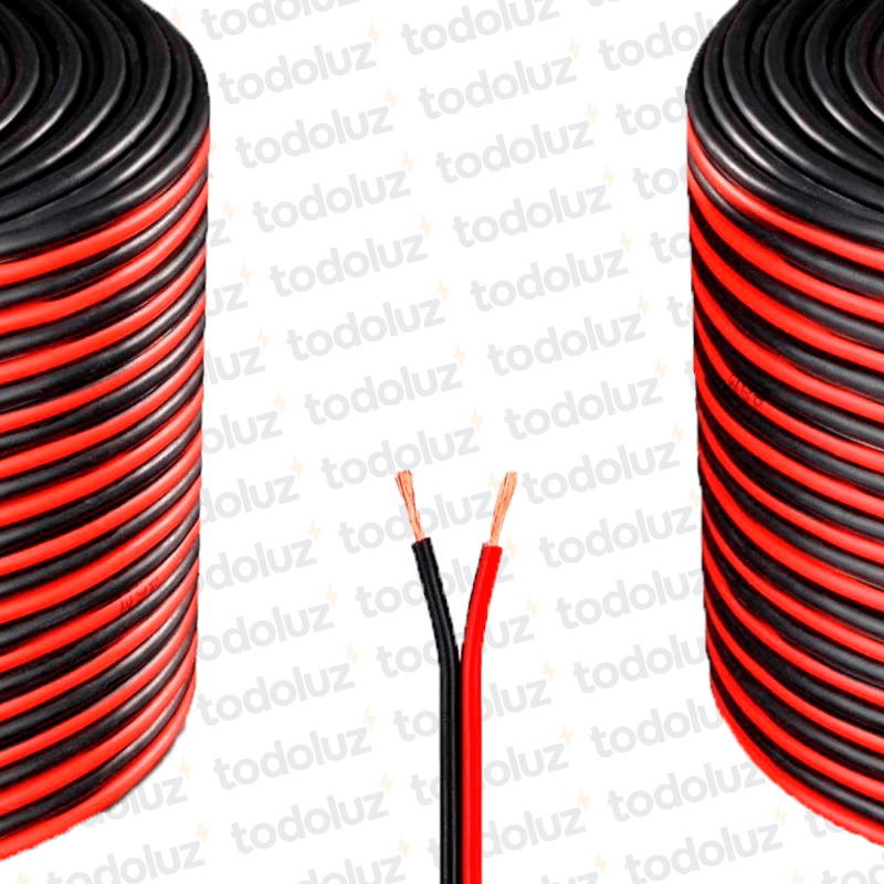Cable Inpacord Polarizado 2x2mm² 300V Antillama (x.Rollo/100m) Inpaco