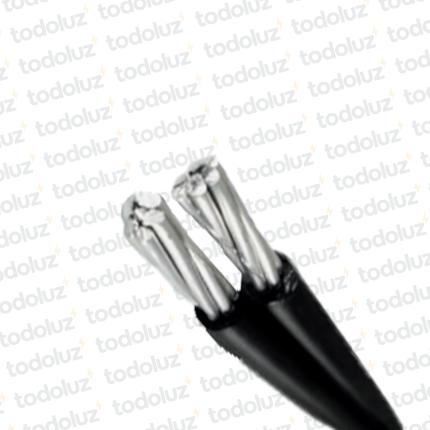 Cable Aluminio Preensamblado 2x10mm² (x.1Metro) Inpaco