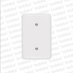 Tapa Ciega rectangular 4x2 Blanco c/ torn. Ilumi
