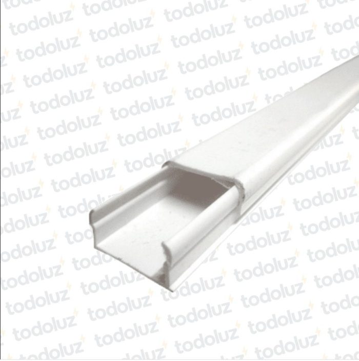 Cablecanal 14x7mm Blanco c/ adhesivo (x.Tira/2mts)
