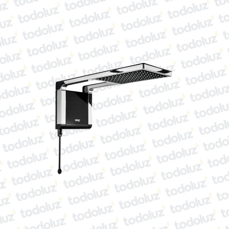Ducha Electronica Acqua Storm (Negro/Cromo) 6800W 220Vac Lorenzetti