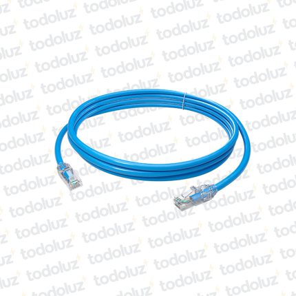 Patch Cord U/UTP Cat.5E Azul (x. 2.5mts) T568A/B Sohoplus