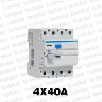 Disyuntor Diferencial Sist. Din 4P 40A 30mA Premium (Francia) Hager