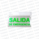 Señalizador "Salida de Emergencia" de Led