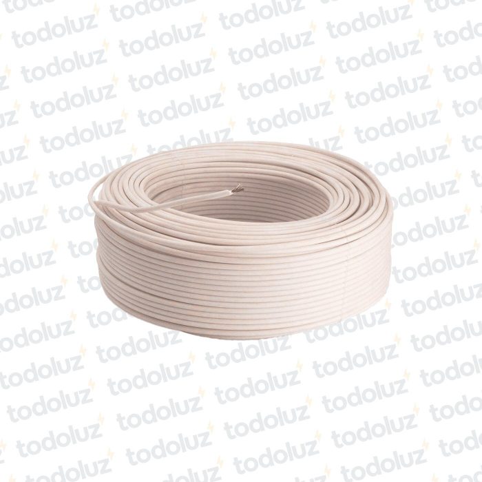 Cable RET 0.20mm² Blanco (x.Rollo/100m) Inpaco