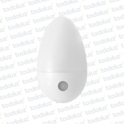 Luz Guia Oval Blanca Led 0.5W 4000°k c/ Sensor de Movimiento Taschibra