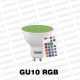 Lamp. Led MR16 RGB a Control 5W GU10 220V Taschibra