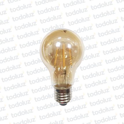 Lamp. Led Filamento A60 Ambar 4W E27 220V Calido