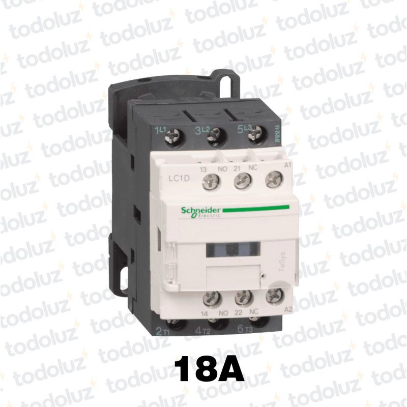 Contactor 18A/3P/7.5kW 1NO+1NC Bob.220Vac Mod.D-7 Premium Schneider