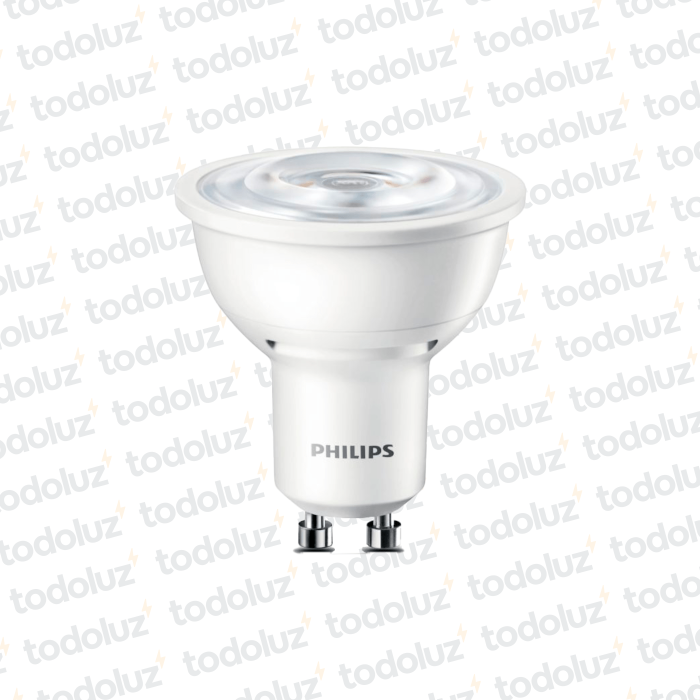 Lamp. Led Dicroica 3.8W GU10 220V Calido Philips