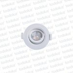 Spot Led Embutir Redondo (ø75mm) 3W 3000°k