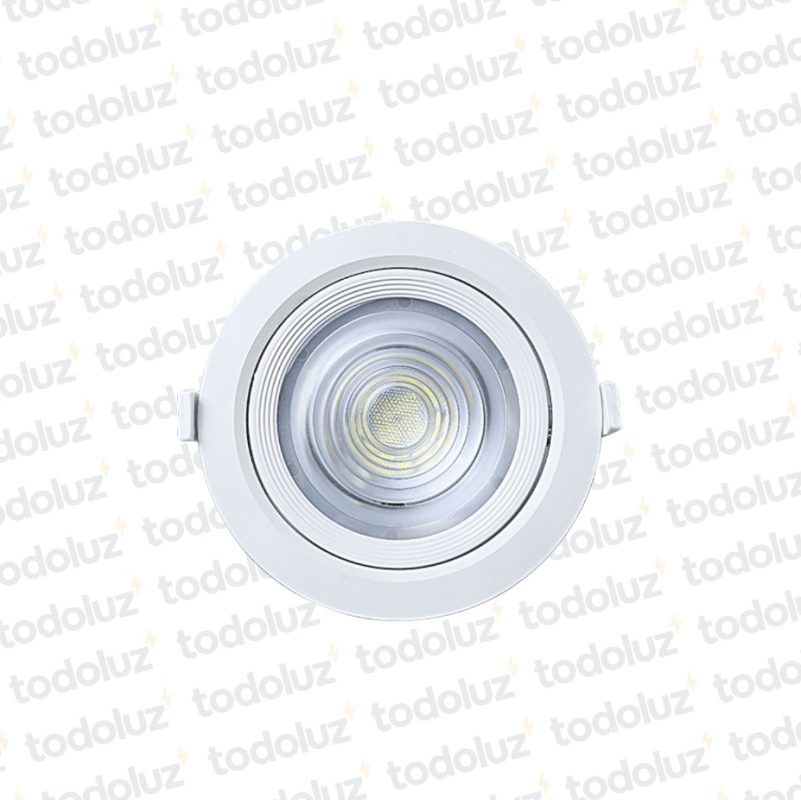 Spot Led Embutir Redondo (ø145mm) 10W 6500°k