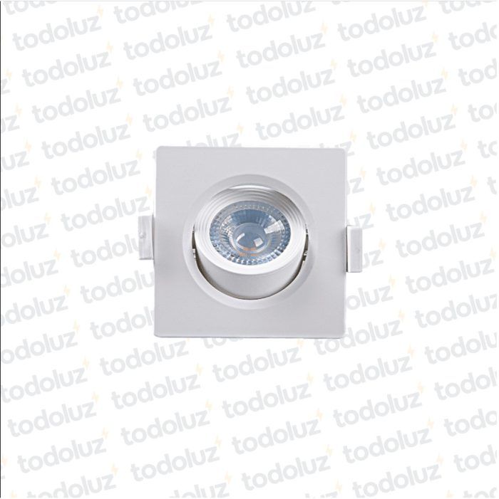 Spot Led Embutir Cuadrado (75x75mm) 3W 3000°k