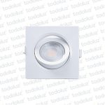 Spot Led Embutir Cuadrado (120x120mm) 7W 3000°k
