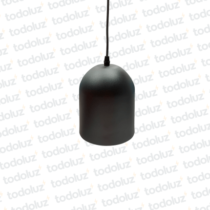 Colgante Tipo Campana Negro 1*E27 (54.398)