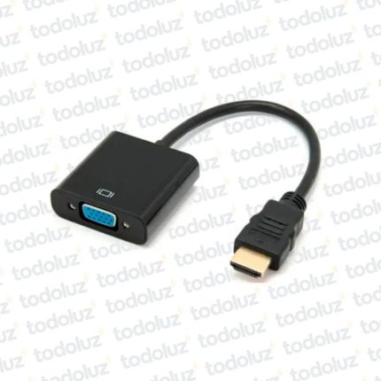 Conversor VGA/HDMI (Entrada VGA/Salida HDMI Macho)