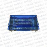 Bloque de Distribucion 4P 125A 11 Bornes c/Acrilico Sist. Din/Adosar