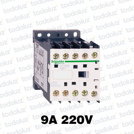 Mini Contactor 9A/3P/4kW 1NO Bob.220Vac Mod.K Schneider