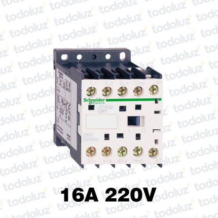 Mini Contactor 16A/3P/7.5kW 1NO Bob.220Vac Mod.K Schneider